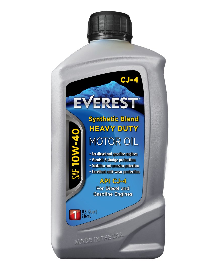 Everest Extreme-Duty Synthetic Blend 10W-40 CJ-4 Engine Oil SN